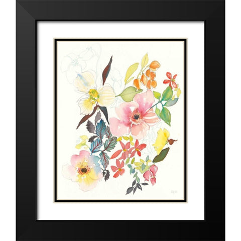 Citrus Summer VII Black Modern Wood Framed Art Print with Double Matting by Rice, Kristy