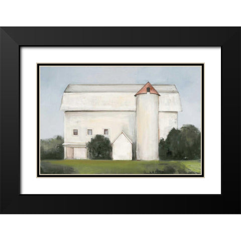On the Farm Light Black Modern Wood Framed Art Print with Double Matting by Purinton, Julia