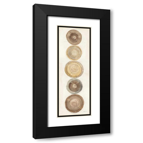 Through The Years III Black Modern Wood Framed Art Print with Double Matting by Hristova, Albena