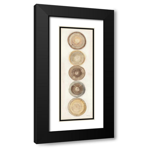 Through The Years IV Black Modern Wood Framed Art Print with Double Matting by Hristova, Albena