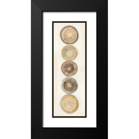 Through The Years IV Black Modern Wood Framed Art Print with Double Matting by Hristova, Albena