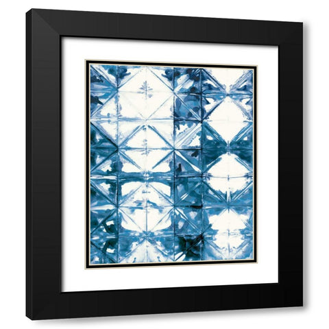 Kanari VI Crop Navy Black Modern Wood Framed Art Print with Double Matting by Averinos, Melissa