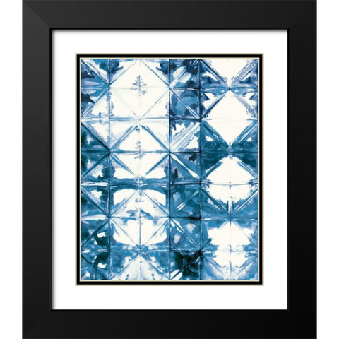 Kanari VI Crop Navy Black Modern Wood Framed Art Print with Double Matting by Averinos, Melissa