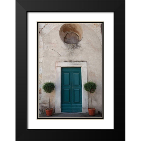Always Welcome Black Modern Wood Framed Art Print with Double Matting by Aledanda