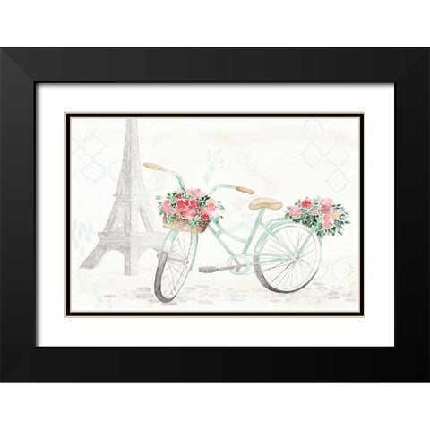 Boho Ride I No Words Black Modern Wood Framed Art Print with Double Matting by June, Dina