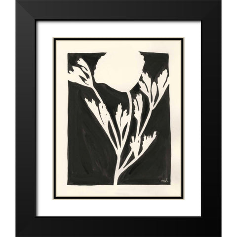 Joyful Spring II Black Black Modern Wood Framed Art Print with Double Matting by Hershey, Moira