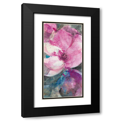 Jewel Garden I Black Modern Wood Framed Art Print with Double Matting by Hristova, Albena