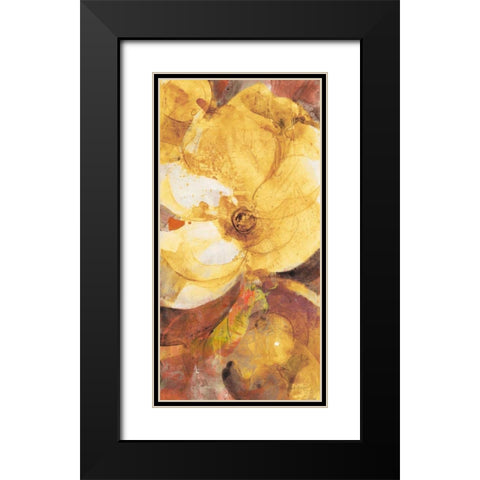 Fall Garden I Black Modern Wood Framed Art Print with Double Matting by Hristova, Albena