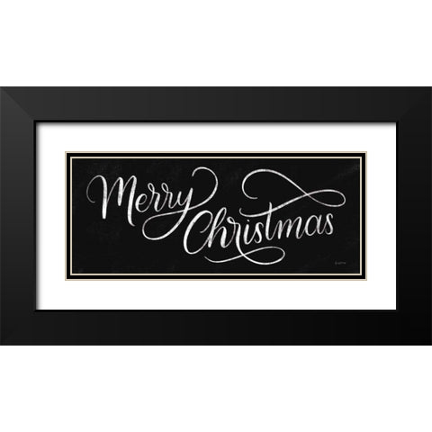 Christmas Sayings II Words Black Modern Wood Framed Art Print with Double Matting by Thorns, Becky