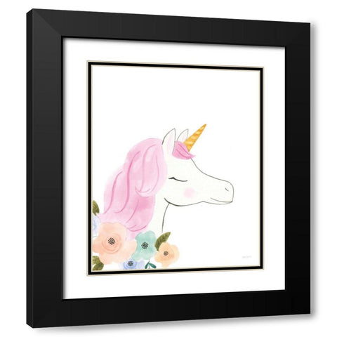 Lets Chase Rainbows IV Black Modern Wood Framed Art Print with Double Matting by Jackson, Jenaya