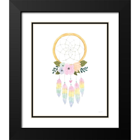 Lets Chase Rainbows IX Black Modern Wood Framed Art Print with Double Matting by Jackson, Jenaya