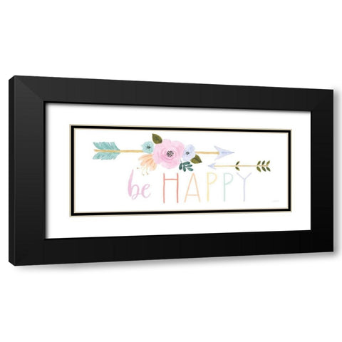 Lets Chase Rainbows XVIII Black Modern Wood Framed Art Print with Double Matting by Jackson, Jenaya