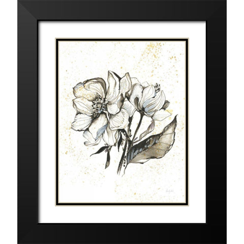 Elegance III MB Black Modern Wood Framed Art Print with Double Matting by Rice, Kristy