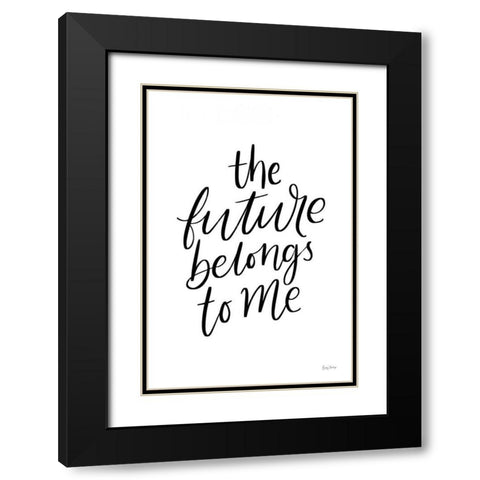 Graduation II Black Modern Wood Framed Art Print with Double Matting by Thorns, Becky