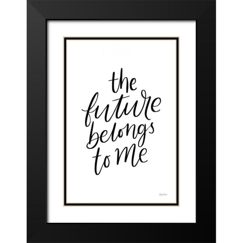 Graduation II Black Modern Wood Framed Art Print with Double Matting by Thorns, Becky