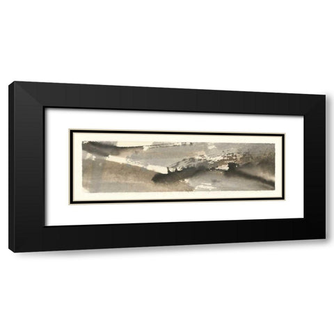 Brushscape II Black Modern Wood Framed Art Print with Double Matting by Paschke, Chris
