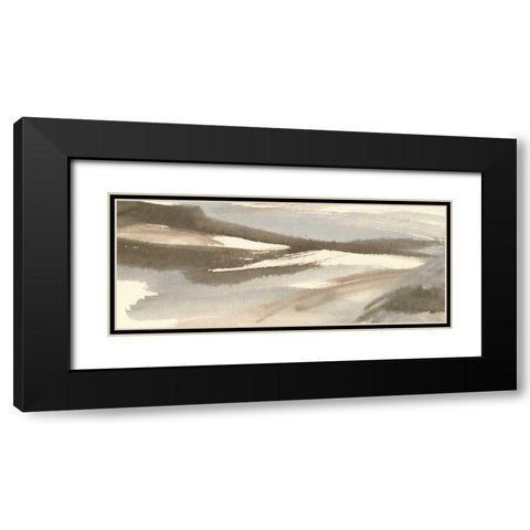 Sand and Stone Black Modern Wood Framed Art Print with Double Matting by Paschke, Chris
