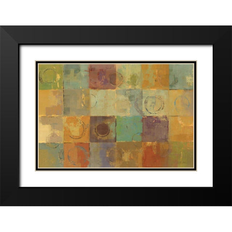 Sidewalk Black Modern Wood Framed Art Print with Double Matting by Vassileva, Silvia