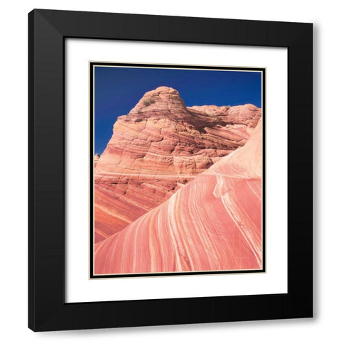 Coyote Buttes I Blush Black Modern Wood Framed Art Print with Double Matting by Majchrowicz, Alan