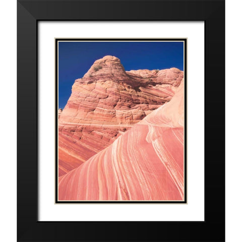 Coyote Buttes I Blush Black Modern Wood Framed Art Print with Double Matting by Majchrowicz, Alan