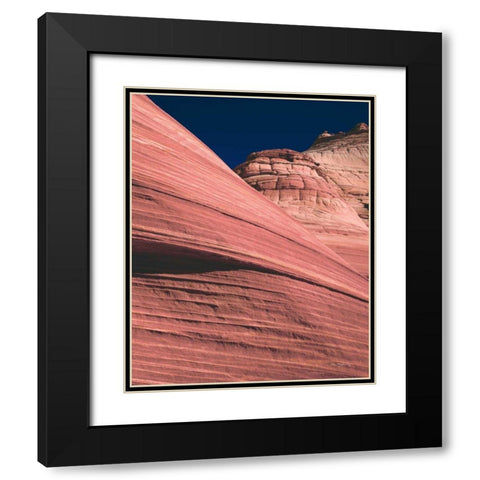 Coyote Buttes II Blush Black Modern Wood Framed Art Print with Double Matting by Majchrowicz, Alan