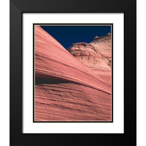 Coyote Buttes II Blush Black Modern Wood Framed Art Print with Double Matting by Majchrowicz, Alan