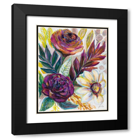 Festive Season III Black Modern Wood Framed Art Print with Double Matting by Vertentes, Jeanette