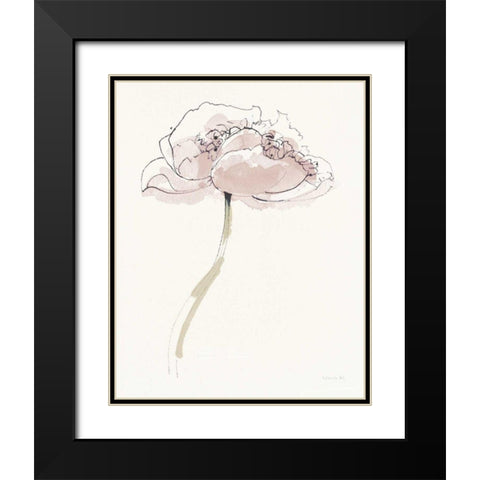 Single Somniferums II Neutral Crop Black Modern Wood Framed Art Print with Double Matting by Novak, Shirley