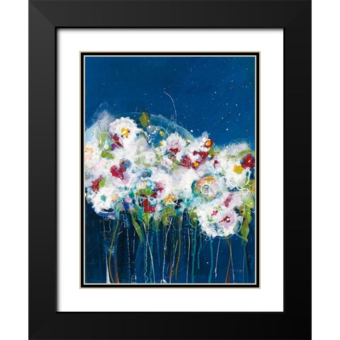 Garden Party I Black Modern Wood Framed Art Print with Double Matting by Griggs, Jan
