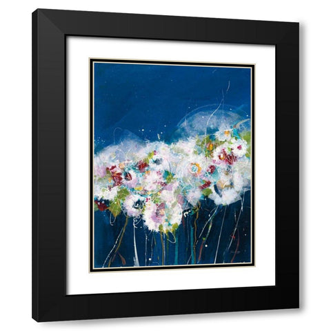 Garden Party II Black Modern Wood Framed Art Print with Double Matting by Griggs, Jan