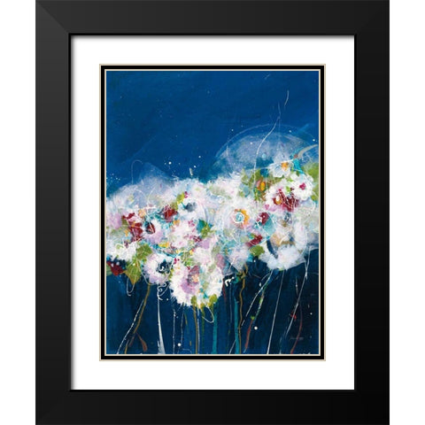 Garden Party II Black Modern Wood Framed Art Print with Double Matting by Griggs, Jan