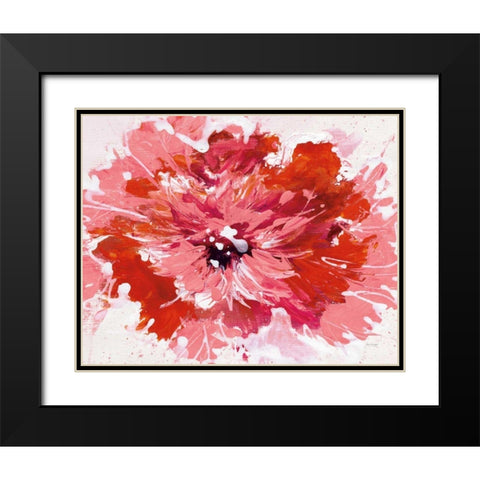 Color in Bloom Black Modern Wood Framed Art Print with Double Matting by Griggs, Jan