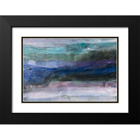 Ocean Dreams Black Modern Wood Framed Art Print with Double Matting by Hristova, Albena
