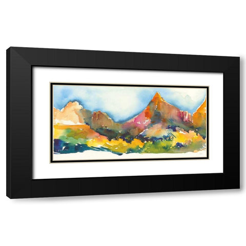 Canyon Country Black Modern Wood Framed Art Print with Double Matting by Rice, Kristy