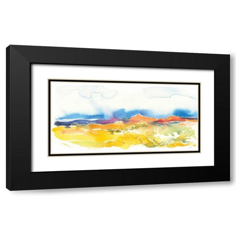 Mesa View I Black Modern Wood Framed Art Print with Double Matting by Rice, Kristy