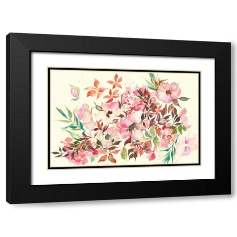 Dogwood Spring Black Modern Wood Framed Art Print with Double Matting by Rice, Kristy