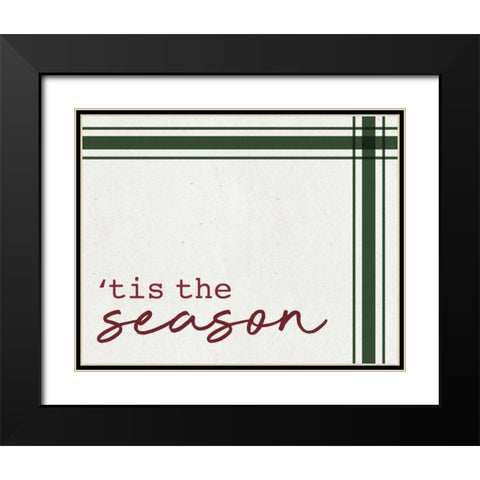 Good Tidings I Black Modern Wood Framed Art Print with Double Matting by Wild Apple Portfolio