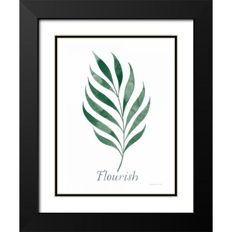 Botanic Inspiration I Black Modern Wood Framed Art Print with Double Matting by Snowdon, Alexandra