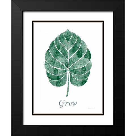 Botanic Inspiration III Black Modern Wood Framed Art Print with Double Matting by Snowdon, Alexandra