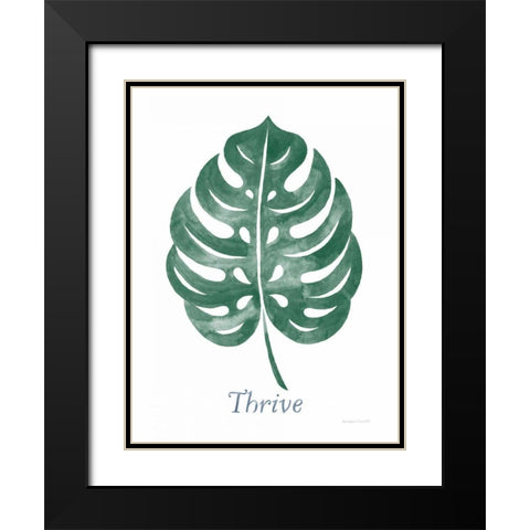 Botanic Inspiration IV Black Modern Wood Framed Art Print with Double Matting by Snowdon, Alexandra