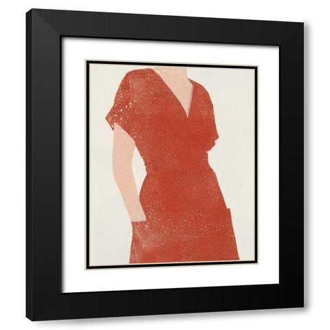 All Dressed Up I Black Modern Wood Framed Art Print with Double Matting by Hershey, Moira