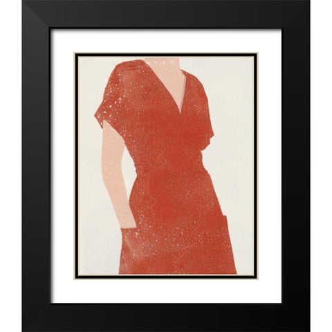 All Dressed Up I Black Modern Wood Framed Art Print with Double Matting by Hershey, Moira