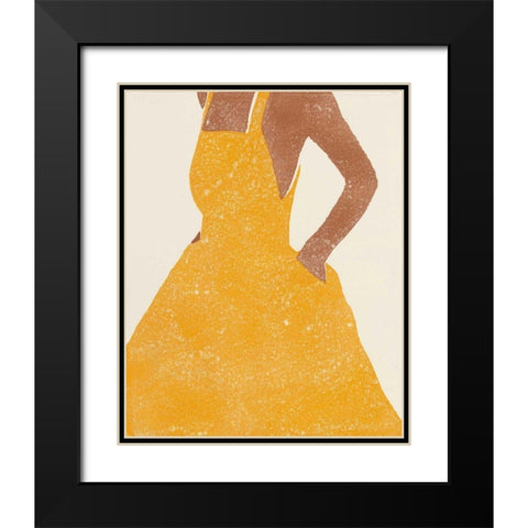 All Dressed Up II Black Modern Wood Framed Art Print with Double Matting by Hershey, Moira
