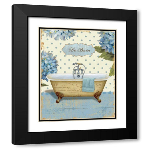 Thinking of You Bath I Black Modern Wood Framed Art Print with Double Matting by Brissonnet, Daphne