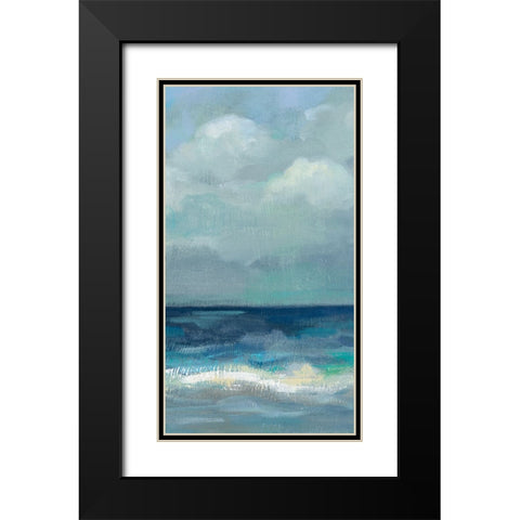 Clouds and Sea Crop Black Modern Wood Framed Art Print with Double Matting by Vassileva, Silvia
