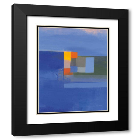 Evening Light Black Modern Wood Framed Art Print with Double Matting by Maye, Jo