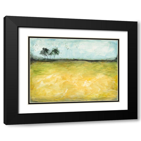 Over the Meadow Black Modern Wood Framed Art Print with Double Matting by Prahl, Courtney