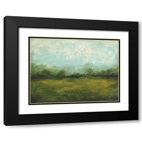 Meadows Edge Black Modern Wood Framed Art Print with Double Matting by Prahl, Courtney