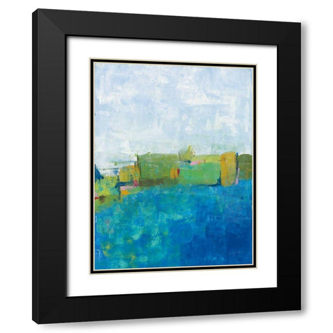 Catalina Black Modern Wood Framed Art Print with Double Matting by Prahl, Courtney