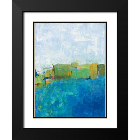 Catalina Black Modern Wood Framed Art Print with Double Matting by Prahl, Courtney
